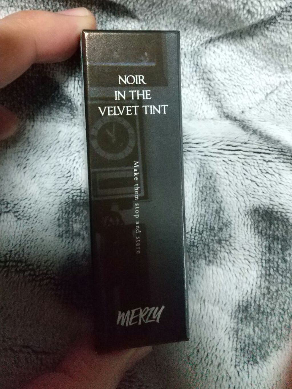 ノワール イン ザ ベルベットティント/MERZY/リップティントを使ったクチコミ（1枚目）