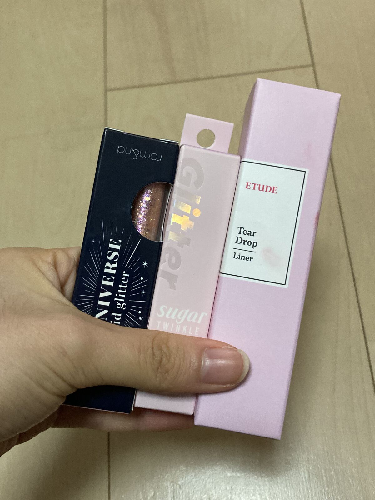 リキッド グリッター シャドウ/rom&nd/グリッターを使ったクチコミ（1枚目）