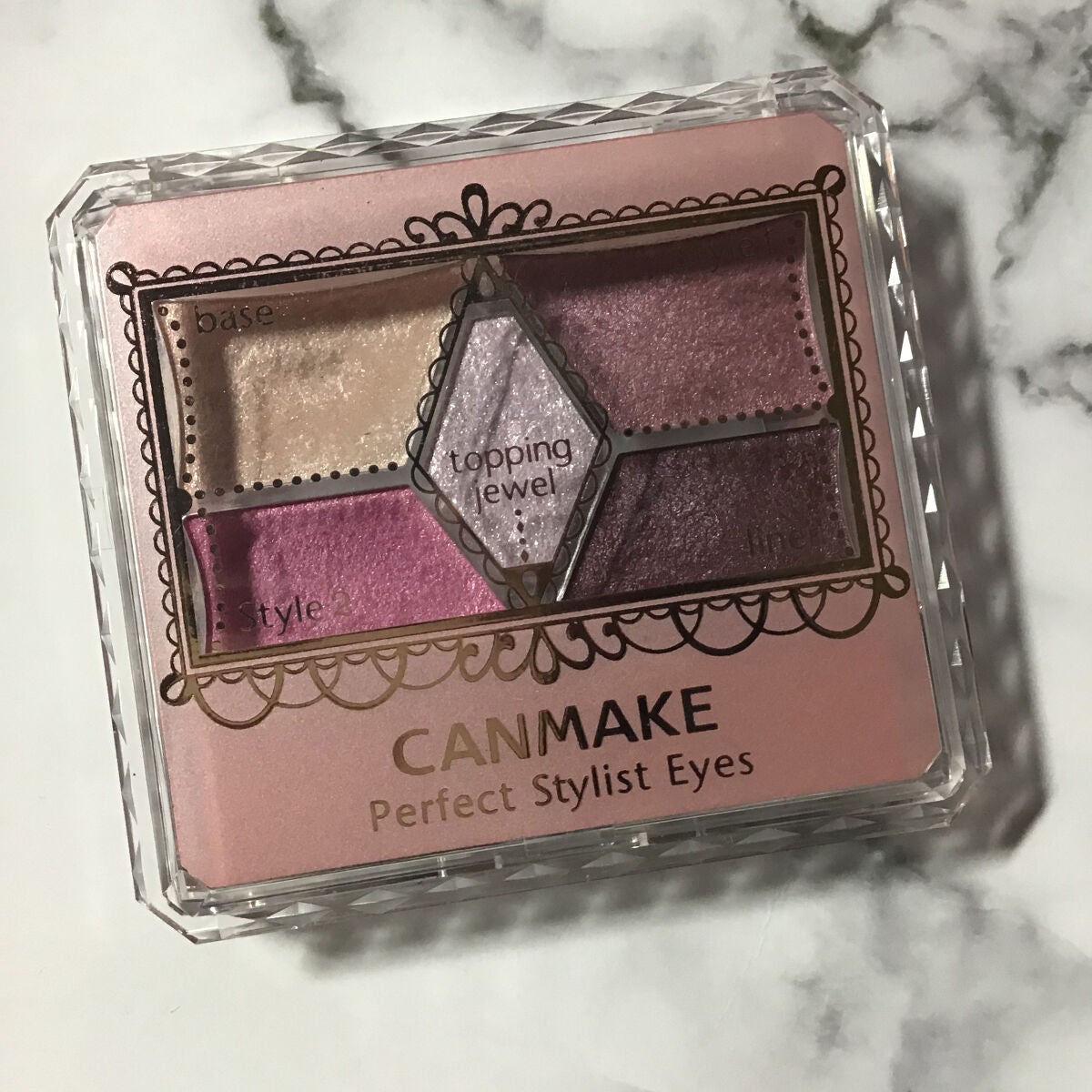 【旧品】パーフェクトスタイリストアイズ/キャンメイク/アイシャドウパレットを使ったクチコミ(1枚目)