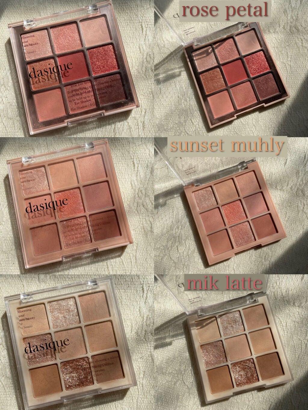 シャドウパレット/dasique/アイシャドウパレットを使ったクチコミ(2枚目)