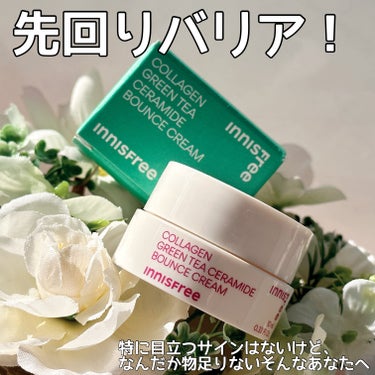 コラーゲン　グリーンティー　セラミド　バウンス　クリーム/innisfree/スキンケア・基礎化粧品を使ったクチコミ（1枚目）