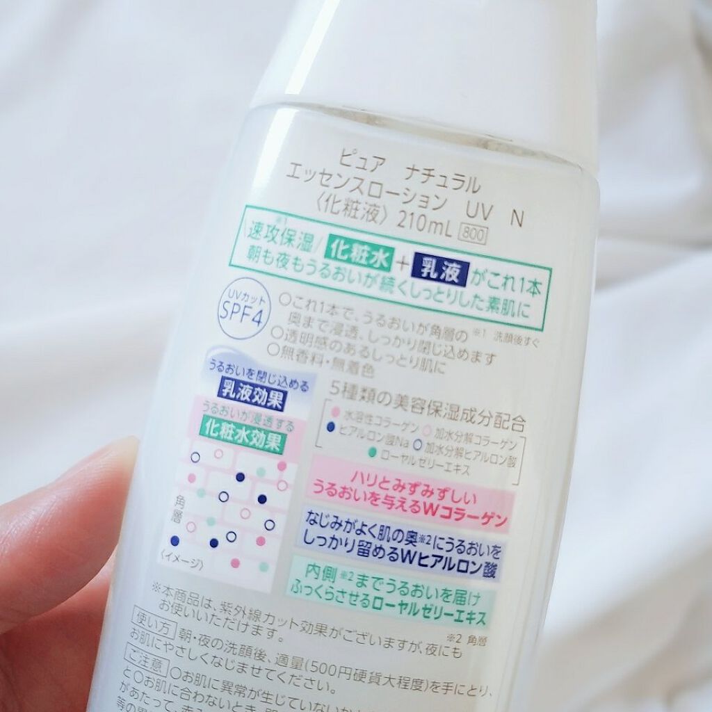ピュア ナチュラル エッセンスローション UV/pdc/オールインワン化粧品を使ったクチコミ(3枚目)