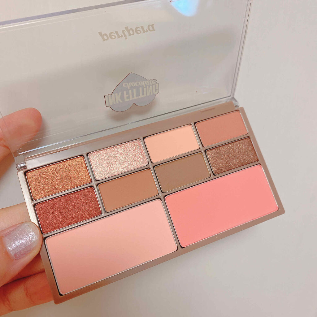 インク フィッティング カラー パレット/PERIPERA/アイシャドウパレットを使ったクチコミ（2枚目）