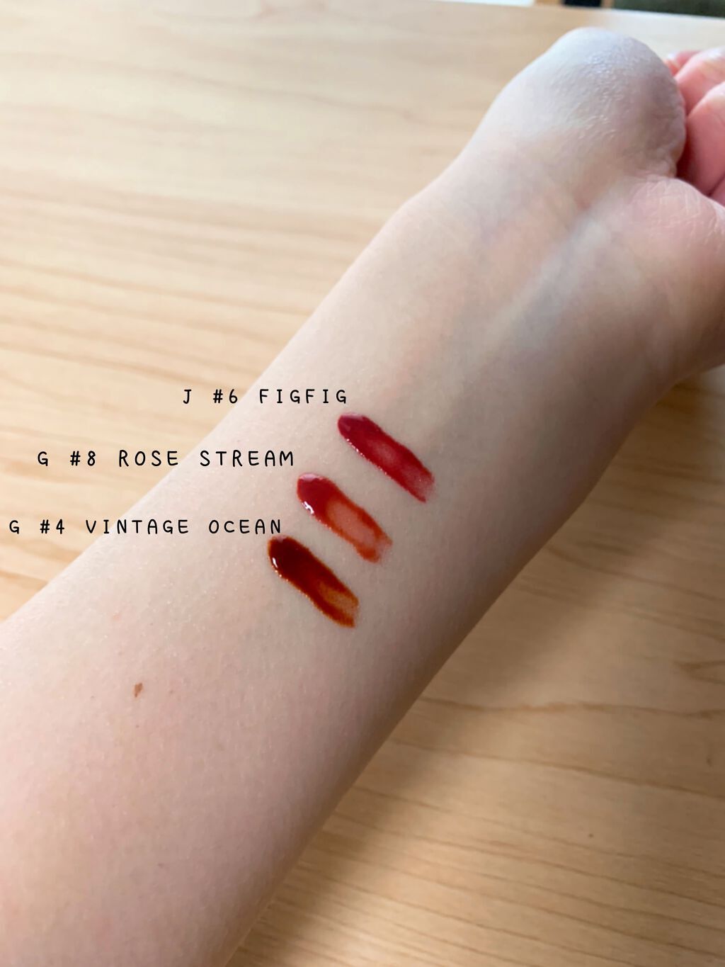 グラスティングウォーターティント/rom&nd/リップティントを使ったクチコミ(3枚目)