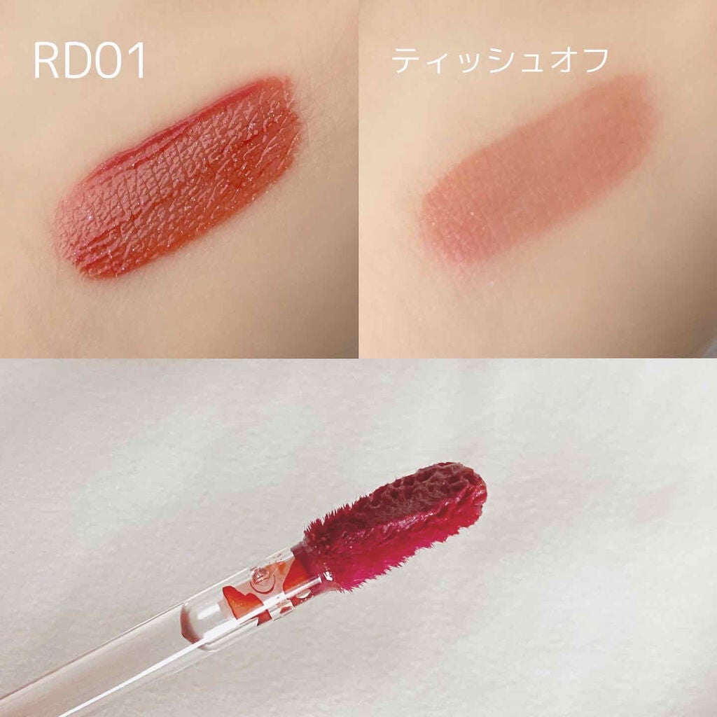 アピュー ジューシーパン スパークリングティント/A’pieu/口紅を使ったクチコミ(2枚目)