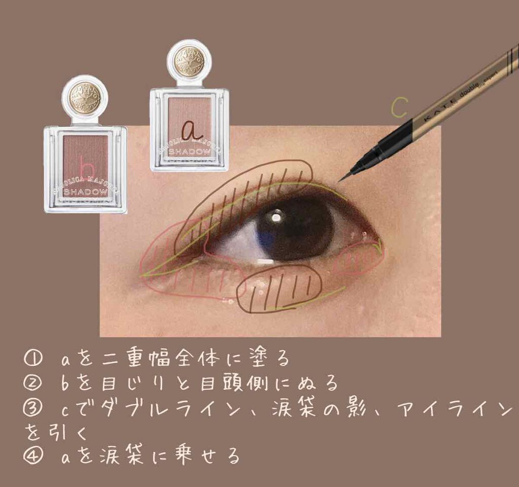 ダブルラインエキスパート/KATE/リキッドアイライナーを使ったクチコミ（2枚目）