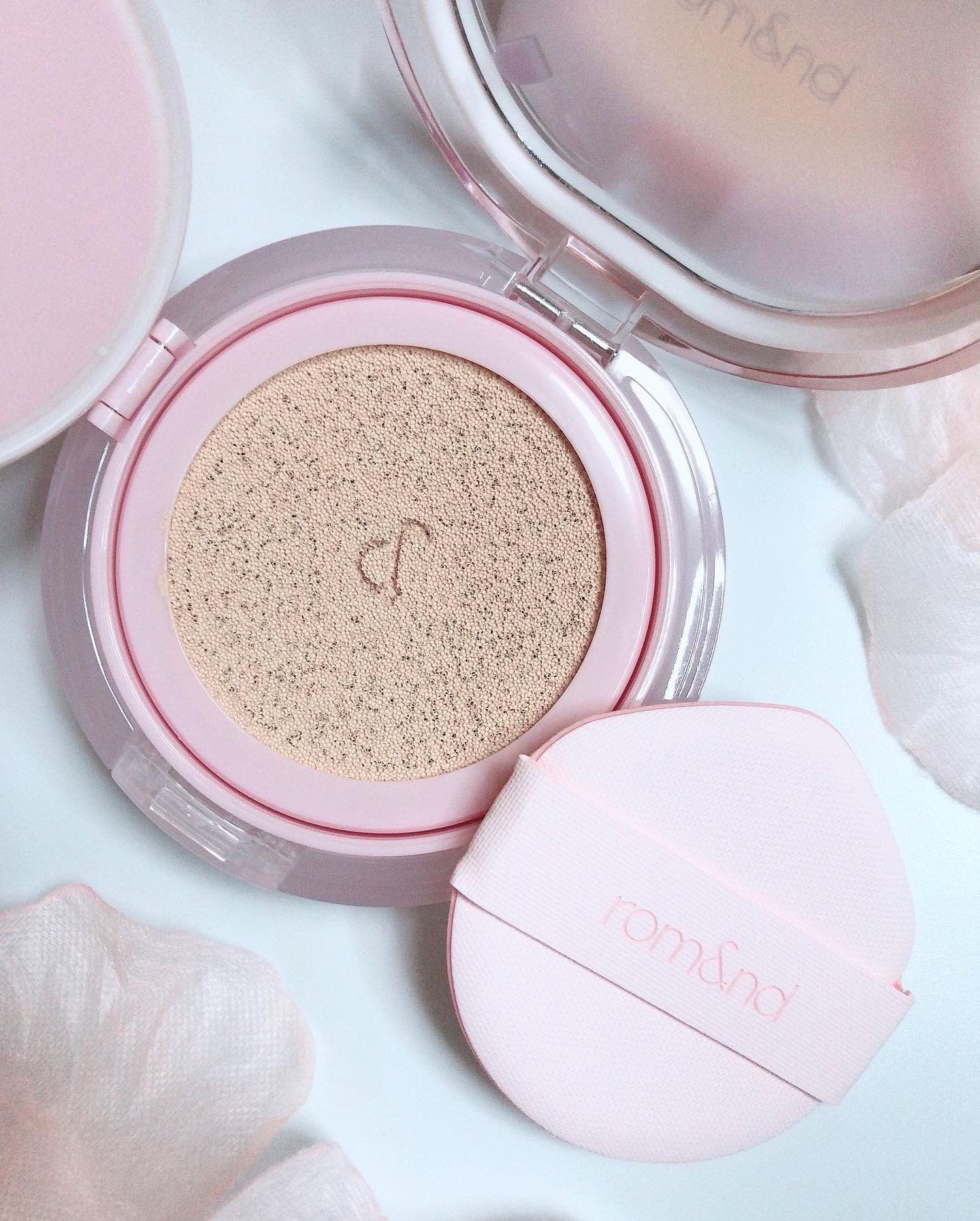 ブルームインカバーフィットクッション/rom&nd/クッションファンデーションを使ったクチコミ（2枚目）