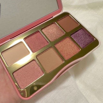 ティックルドピーチ ミニ アイシャドウ パレット/Too Faced/アイシャドウパレットを使ったクチコミ(2枚目)