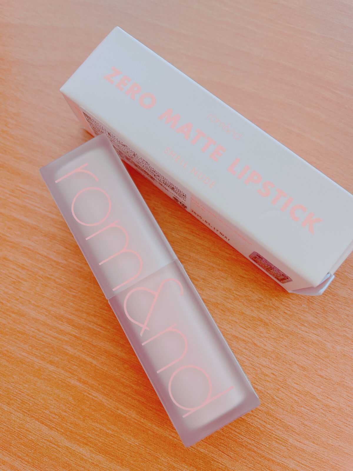 ゼロマットリップスティック/rom&nd/口紅を使ったクチコミ（1枚目）