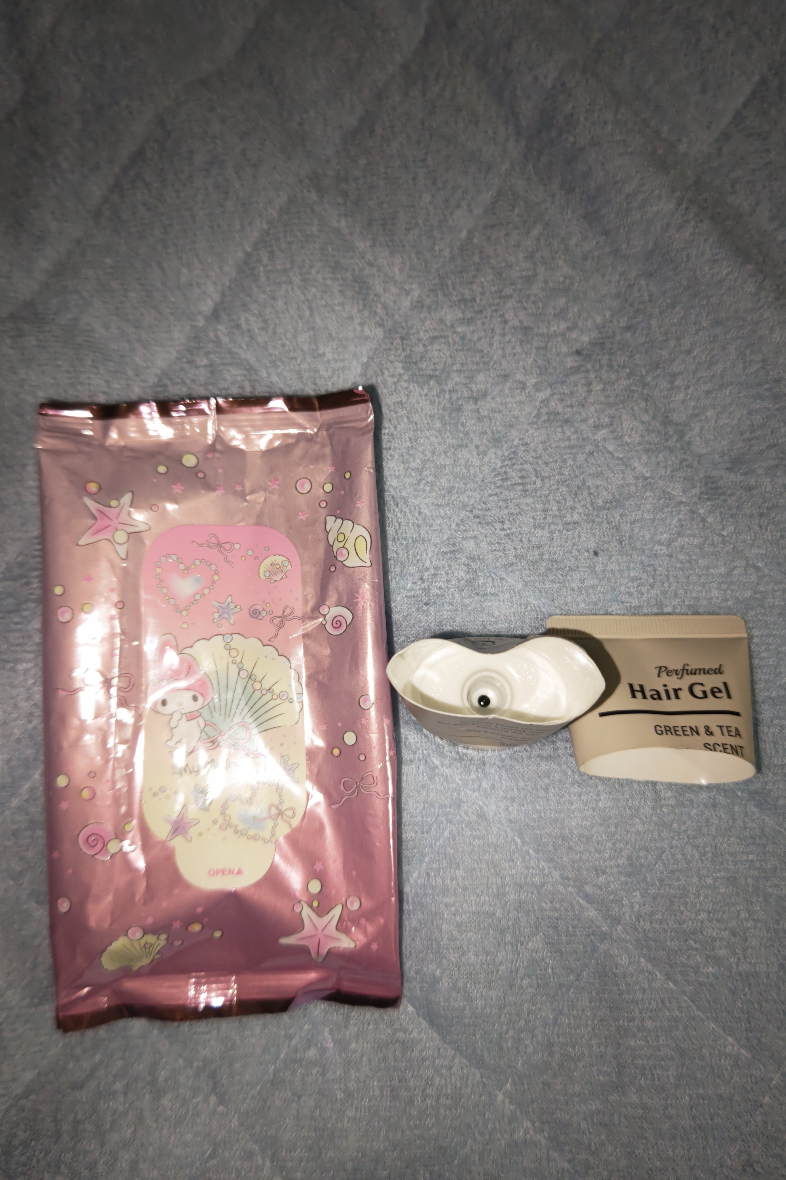 香水ヘアジェル JM(グリーン＆ティーの香り)/DAISO/ヘアジェルを使ったクチコミ（1枚目）