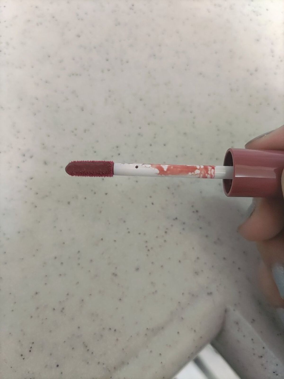 ウォータリーティントリップ マット/CEZANNE/リップティントを使ったクチコミ（3枚目）