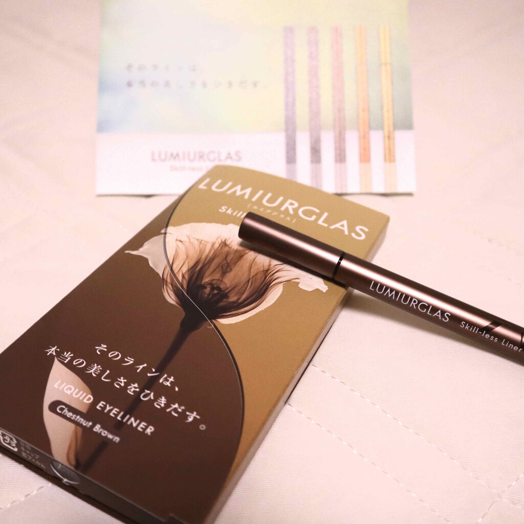 スキルレスライナー/LUMIURGLAS/リキッドアイライナーを使ったクチコミ（3枚目）