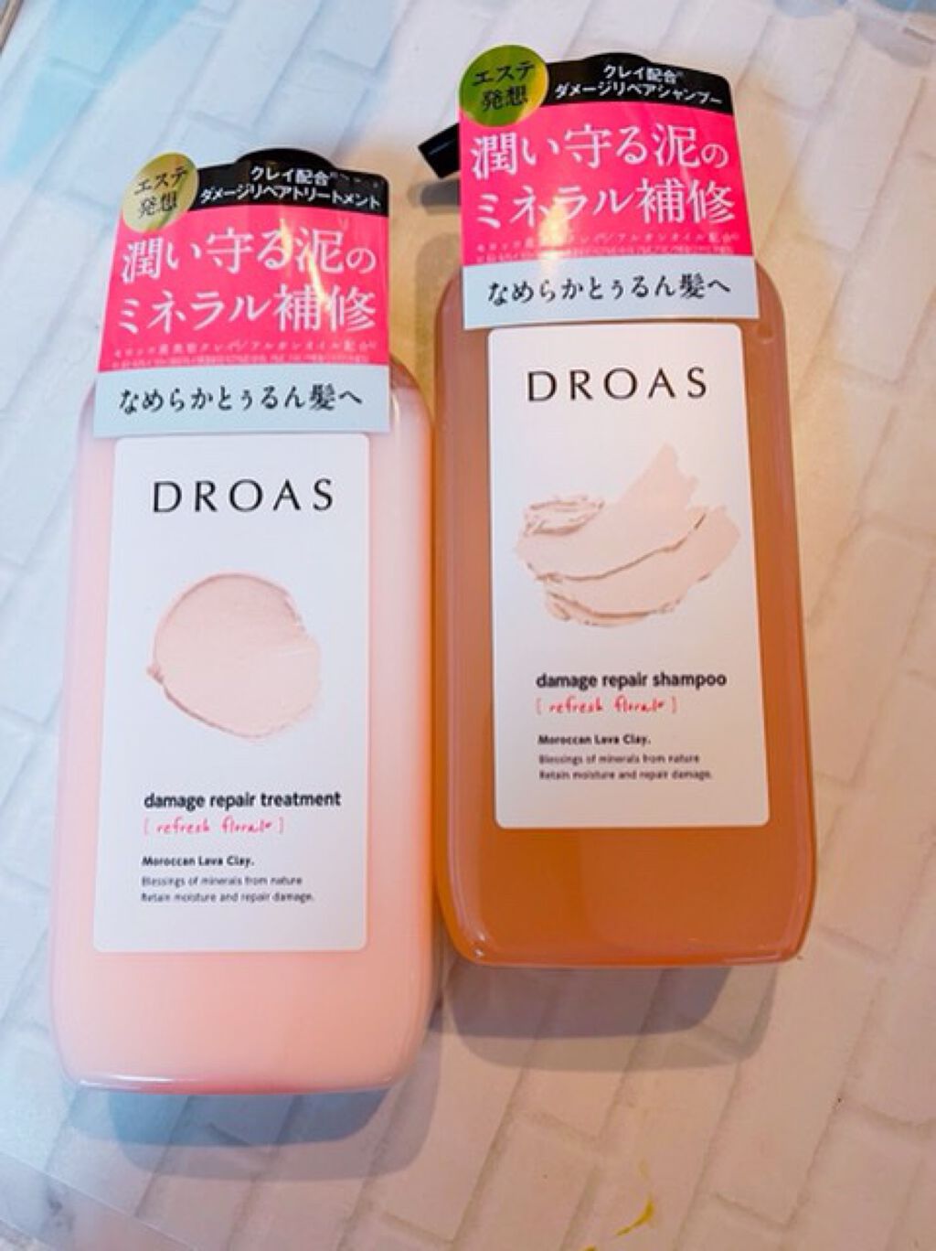 ダメージリペアシャンプー/トリートメント/DROAS/市販シャンプーを使ったクチコミ(1枚目)