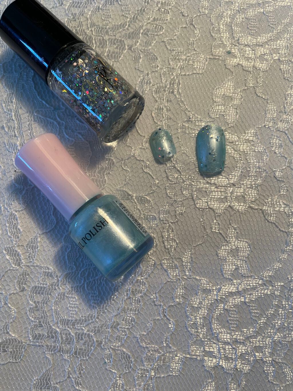 ITGグリッターネイル/DAISO/マニキュアを使ったクチコミ(1枚目)