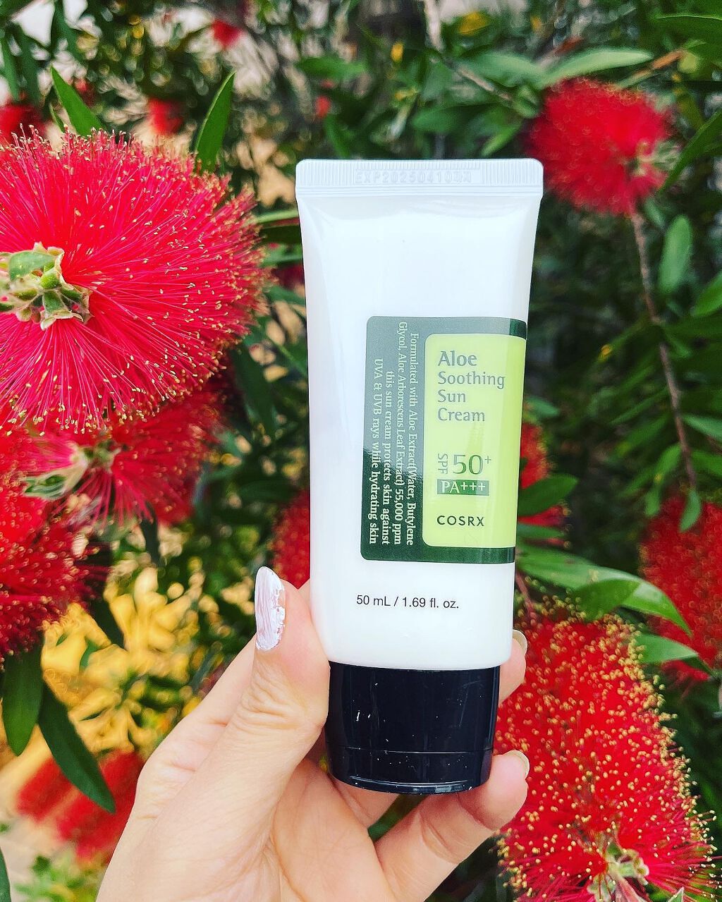 アロエスージングUVクリーム SPF50+ PA+++/COSRX/日焼け止めクリームを使ったクチコミ(1枚目)