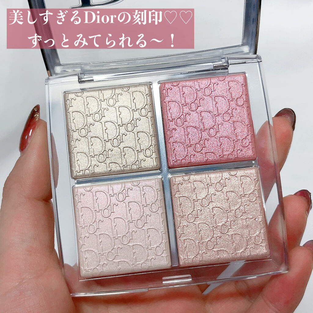 【旧】ディオール バックステージ フェイス グロウ パレット/Dior/ハイライトを使ったクチコミ（3枚目）