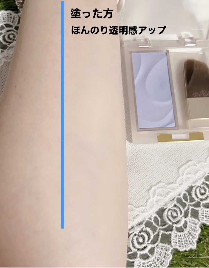 シームレストーン ブラッシュ SB01 シーショア/excel/パウダーチークを使ったクチコミ（3枚目）