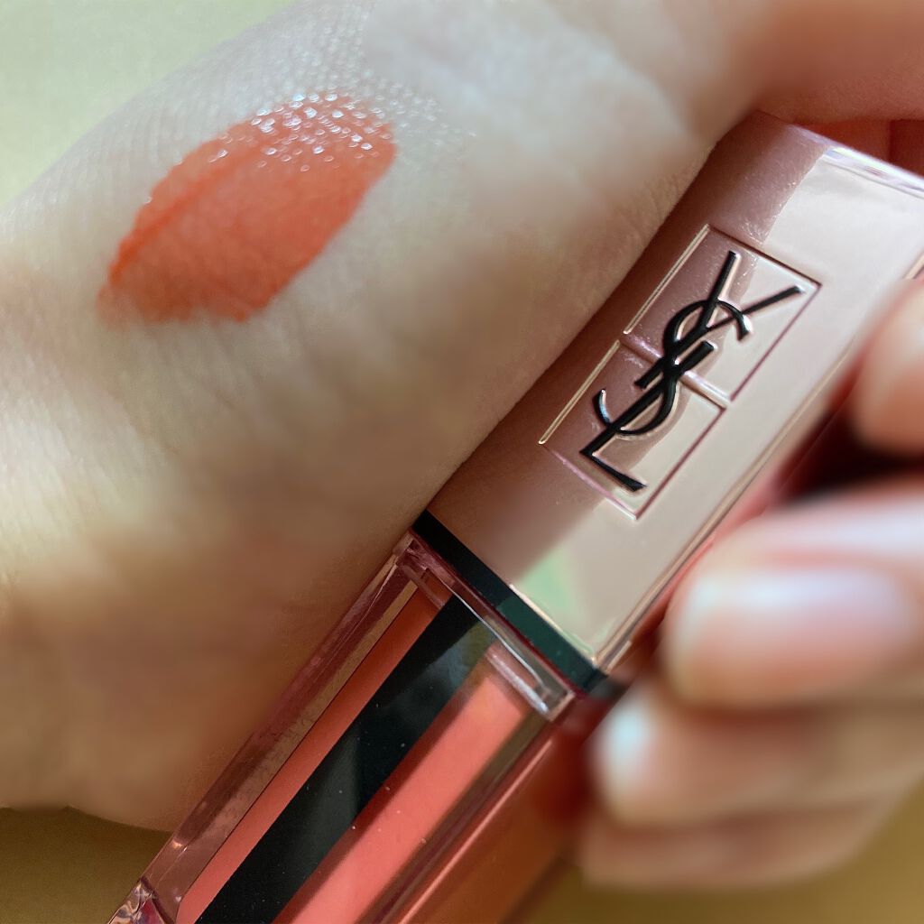 ルージュ ピュールクチュール ヴェルニ ウォーターグロウ/YVES SAINT LAURENT BEAUTE/口紅を使ったクチコミ(1枚目)