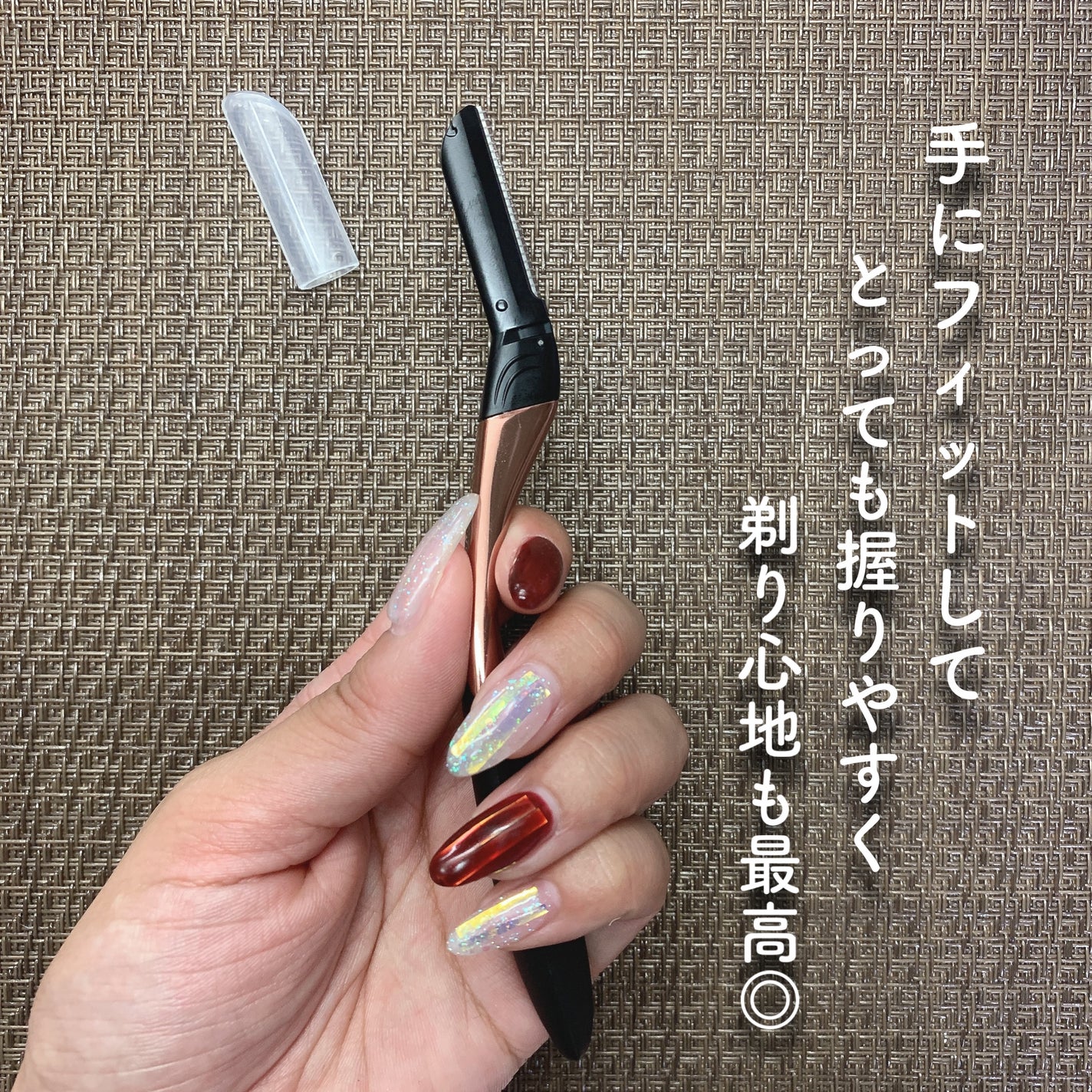 サロンプラス トーンアップ フェイススムーサー ホルダー(刃付き)/サロンプラス/シェーバーを使ったクチコミ(4枚目)