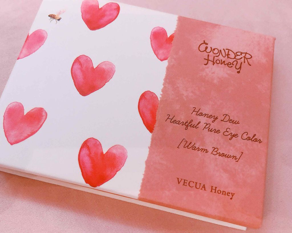 ワンダーハニー ハートフルなピュアアイシャドウ/VECUA Honey/アイシャドウパレットを使ったクチコミ(1枚目)