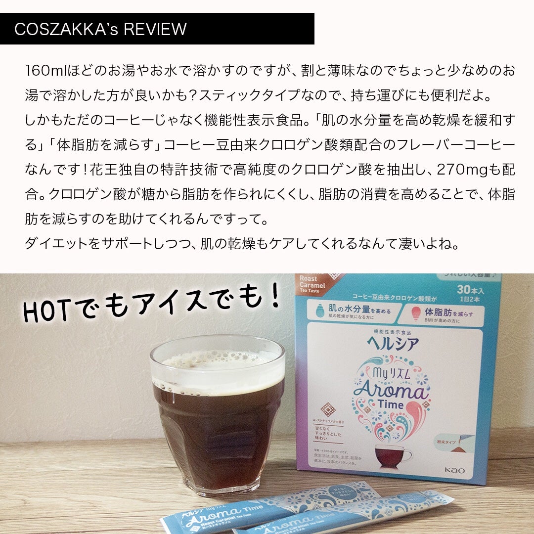 ヘルシアmyリズム アロマタイム/ヘルシアmyリズム/食品を使ったクチコミ(3枚目)