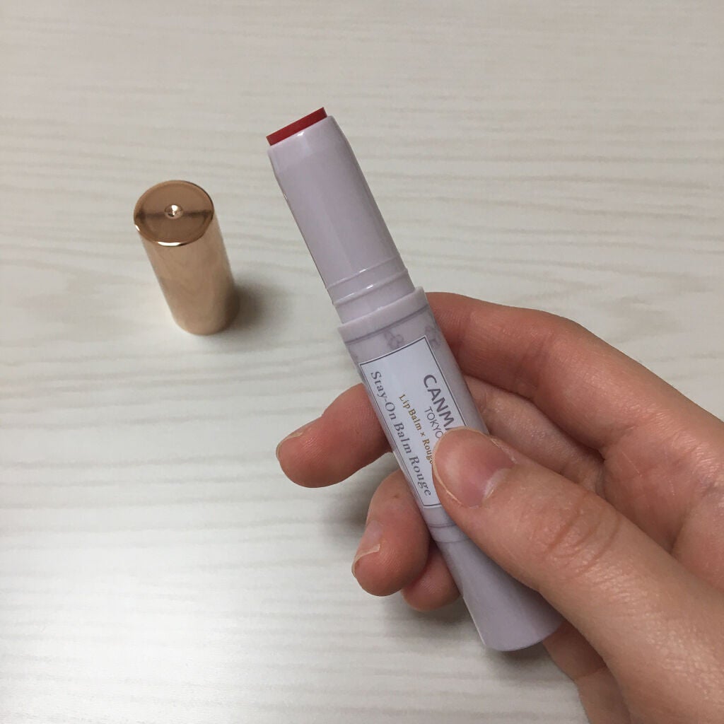 ステイオンバームルージュ/キャンメイク/口紅を使ったクチコミ(2枚目)