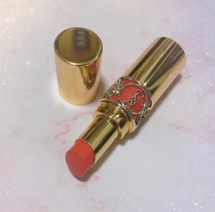 ルージュ ヴォリュプテ シャイン/YVES SAINT LAURENT BEAUTE/口紅を使ったクチコミ(1枚目)