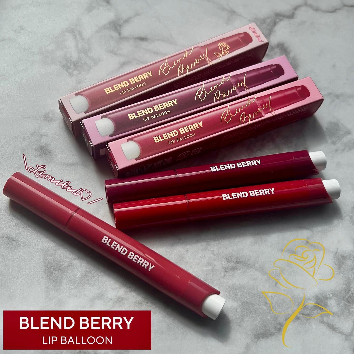 ブレンドベリー リップバルーン/BLEND BERRY/口紅を使ったクチコミ（1枚目）