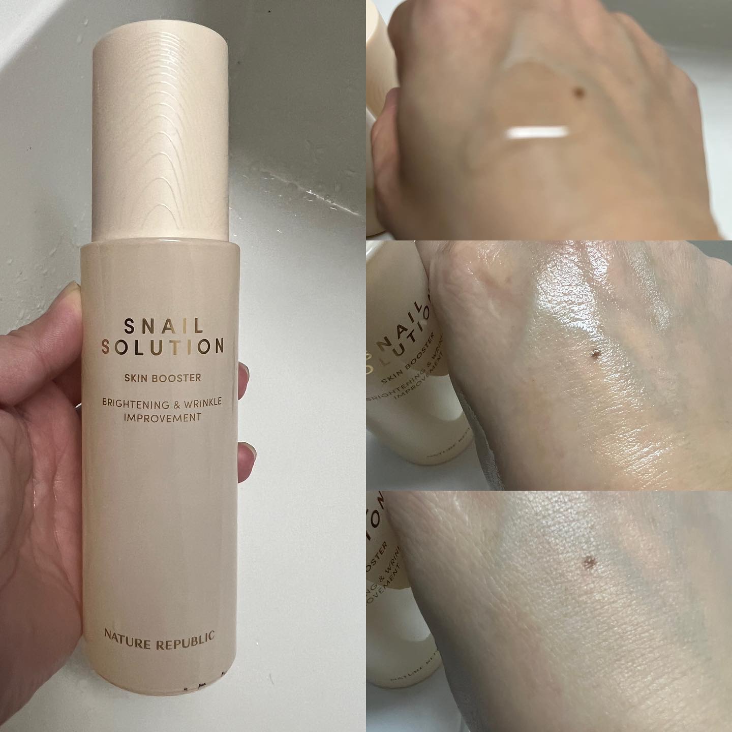 スネイルソリューションクリーム/ネイチャーリパブリック/フェイスクリームを使ったクチコミ（3枚目）