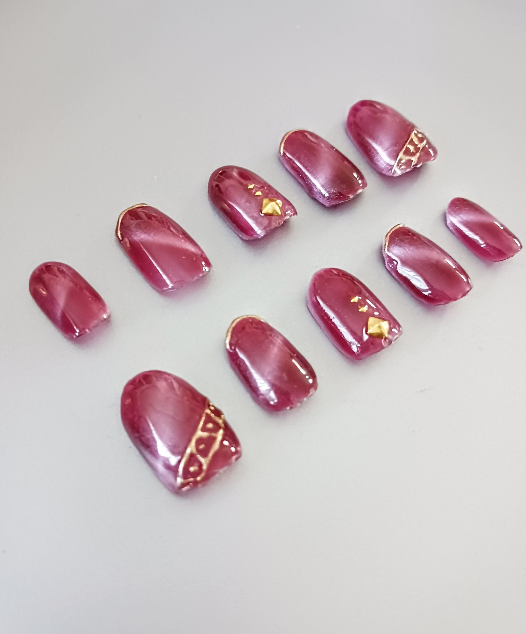 ジェルネイル（ライト対応）/セリア/ジェルネイルを使ったクチコミ（2枚目）