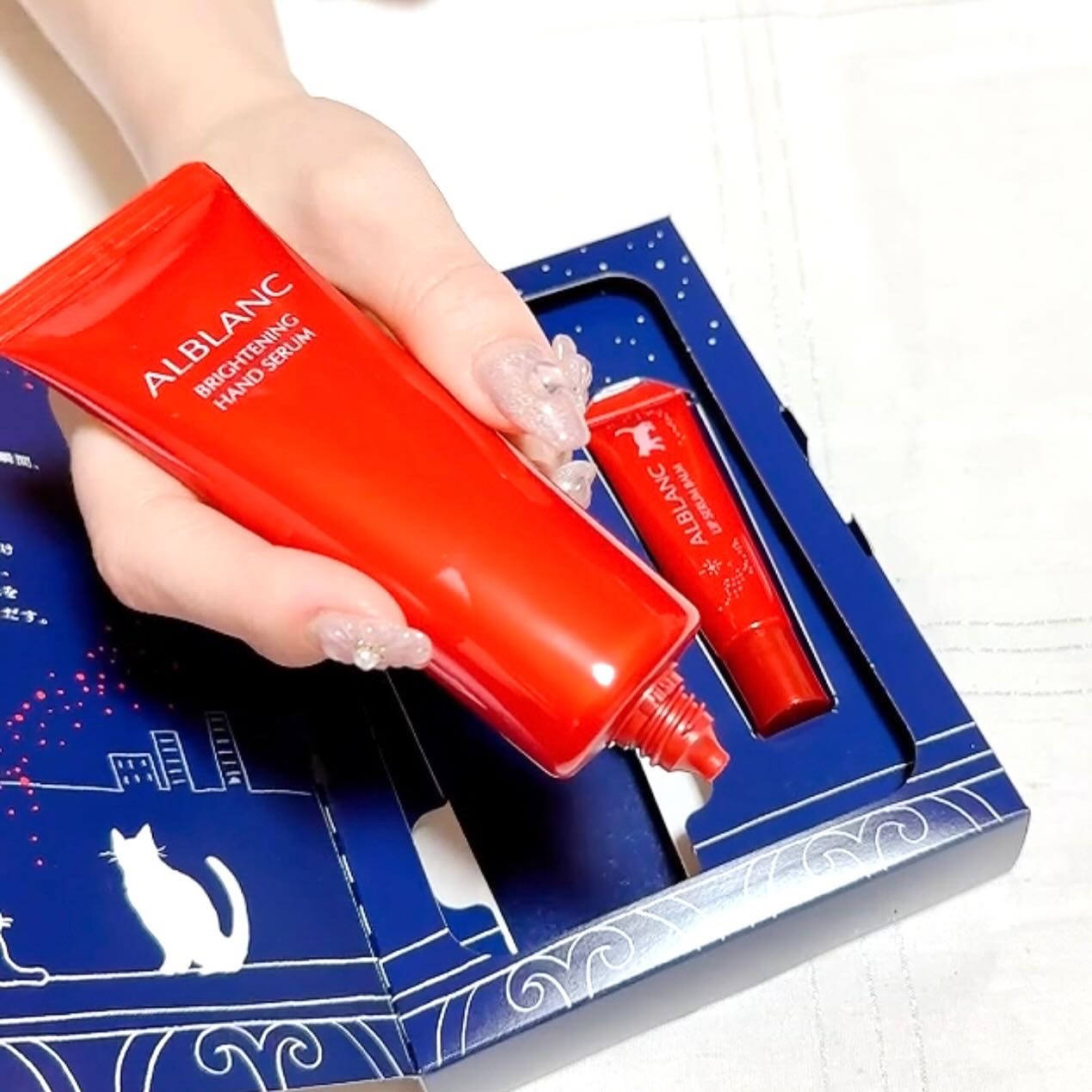 ハンド&リップ セラム セット/ALBLANC/その他キットセットを使ったクチコミ（3枚目）