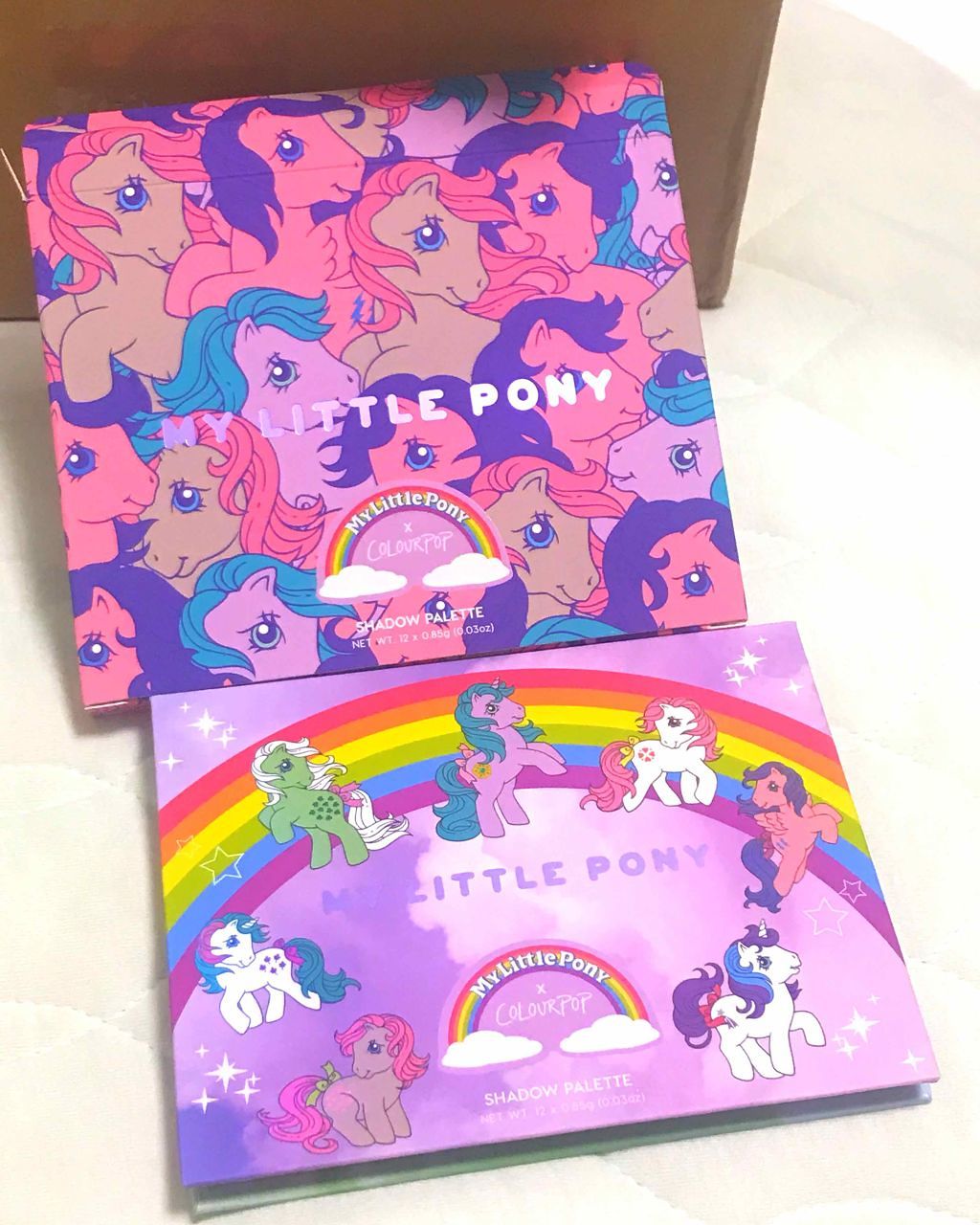 My Little Pony eyeshadow palette/ColourPop/アイシャドウパレットを使ったクチコミ（2枚目）