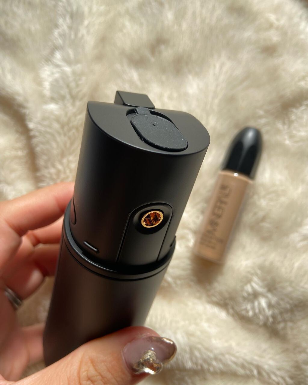 めい♡コスメオタク on LIPS 「ミネラルエアー スターターセット頂きました♡こちらボタンを押す..」(5枚目)