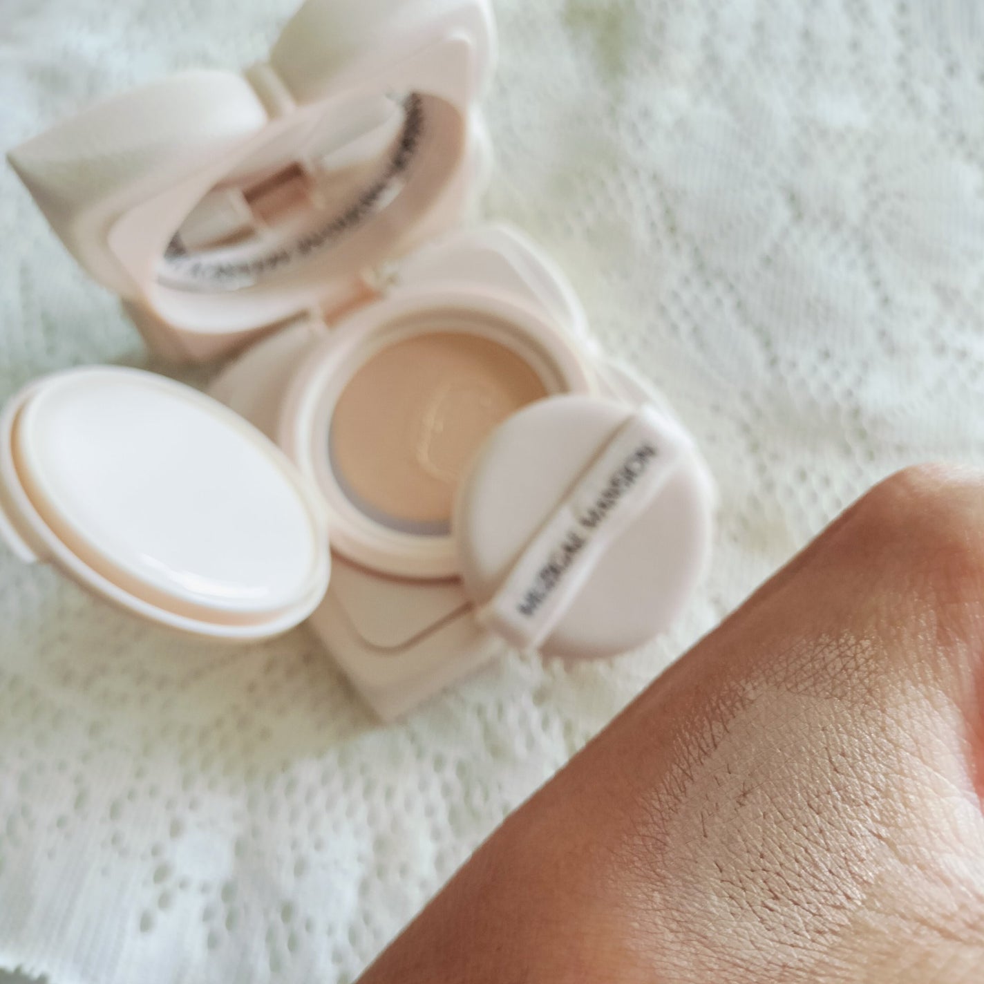 スリックウォータークッション/MUZIGAE MANSION/クッションファンデーションを使ったクチコミ(4枚目)