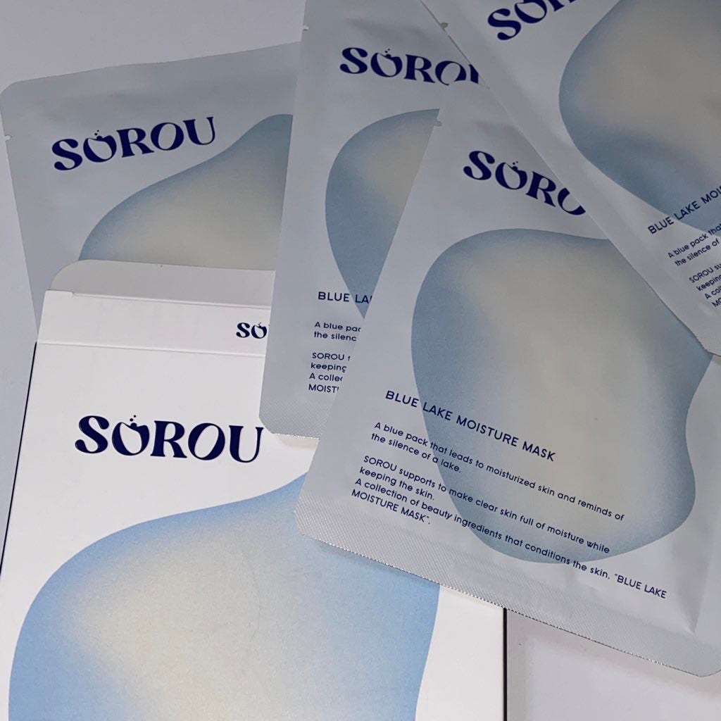 さらんさん on LIPS 「青のご褒美マスク🩵🔍SOROU:BLUELAKEMOISTUR..」(1枚目)