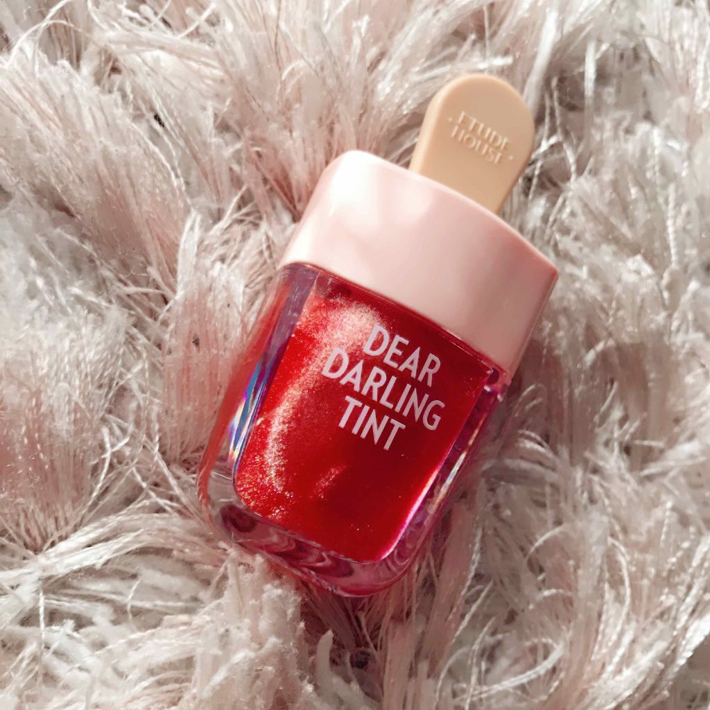 ディアダーリン ウォータージェルティント （アイスティント）/ETUDE/口紅を使ったクチコミ（1枚目）