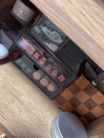 重なるアクリルケース2段引出・大/無印良品/その他化粧小物を使ったクチコミ(5枚目)