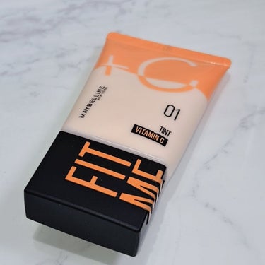 フィットミー フレッシュ ティント 01 フェアピンク/MAYBELLINE NEW YORK/ベースメイクを使ったクチコミ（3枚目）