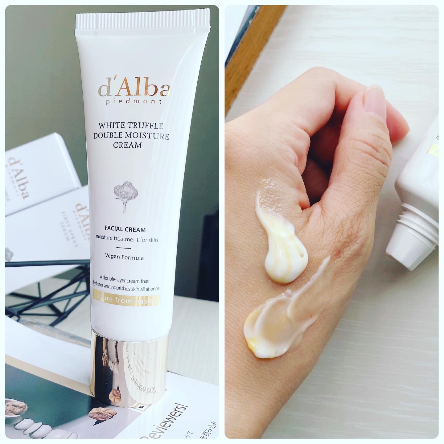 ホワイトトリュフダブルモイスチャークリーム/ダルバ/フェイスクリームを使ったクチコミ（2枚目）