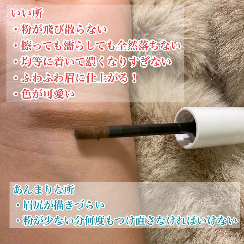 エテュセ チップオン アイブロウ WP/ettusais/パウダーアイブロウを使ったクチコミ（3枚目）
