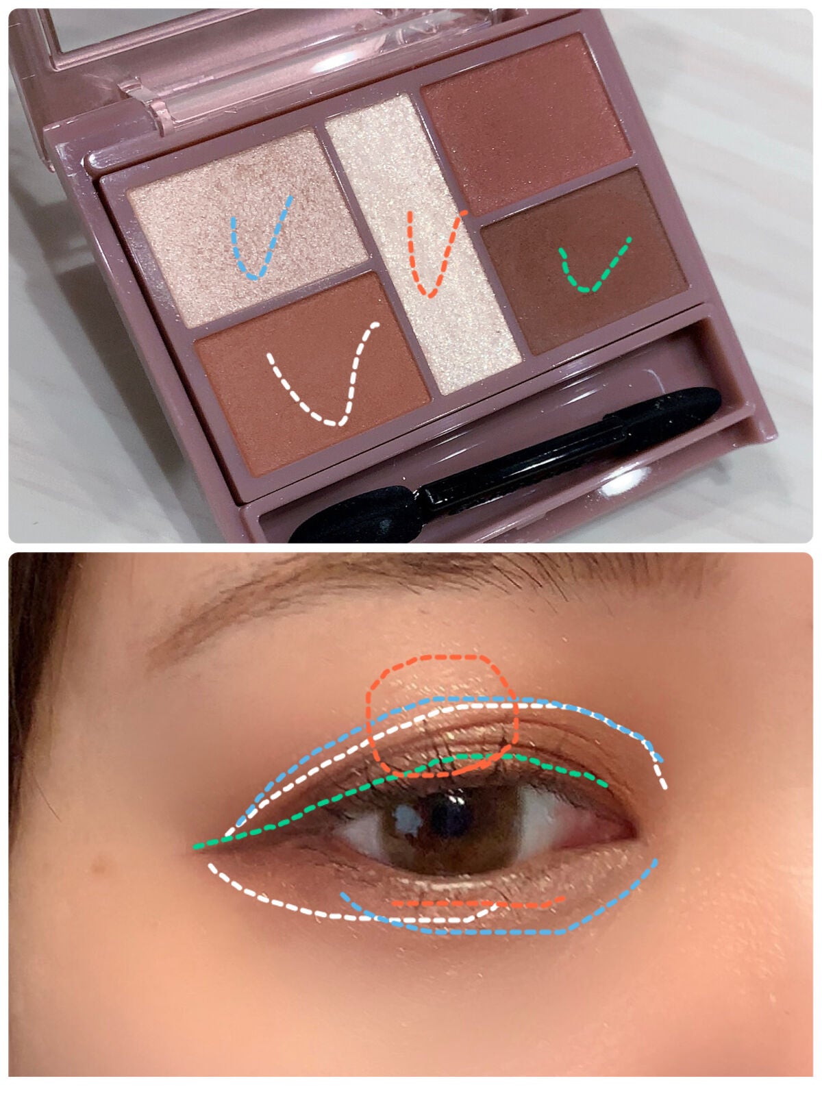 パーフェクトスタイリストアイズ/キャンメイク/アイシャドウパレットを使ったクチコミ(5枚目)