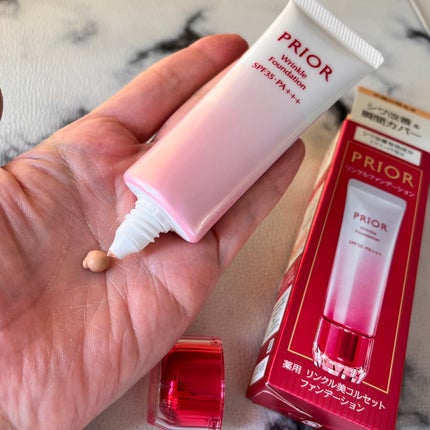 薬用 リンクル美コルセットファンデーション/プリオール/クリーム・エマルジョンファンデーションを使ったクチコミ(2枚目)