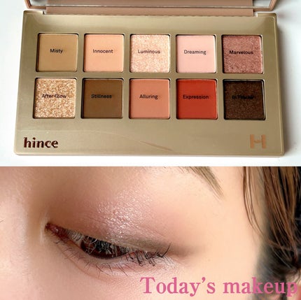 ニューデップスアイシャドウパレット/hince/アイシャドウパレットを使ったクチコミ(1枚目)