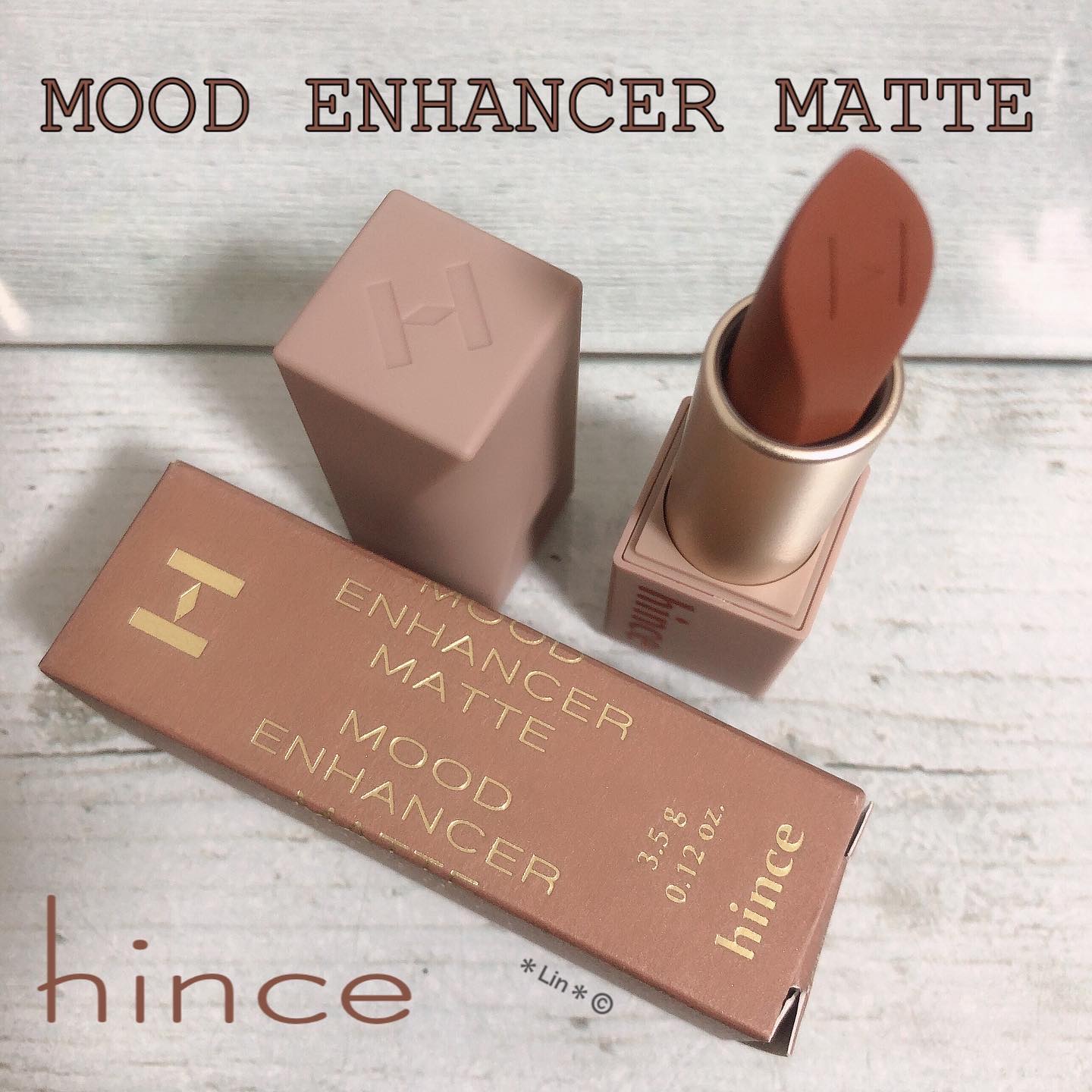 ムードインハンサーマット  M015 アドレス/hince/口紅を使ったクチコミ（1枚目）