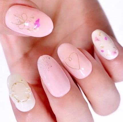 ネイルシール/セリア/ネイルシールを使ったクチコミ(2枚目)