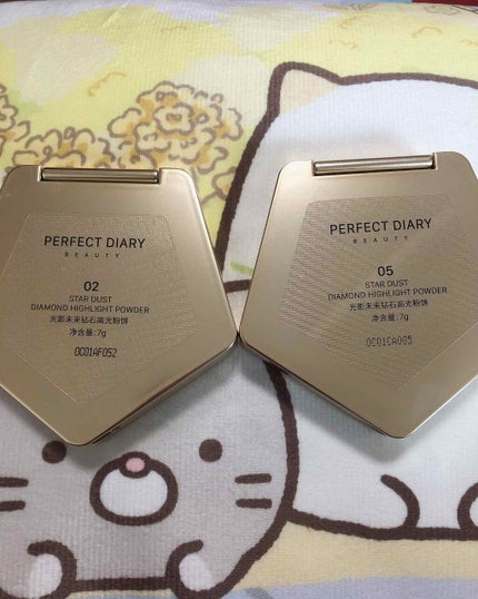 スターダストダイヤモンドハイライトパウダー/PERFECT DIARY/パウダーハイライトを使ったクチコミ(5枚目)
