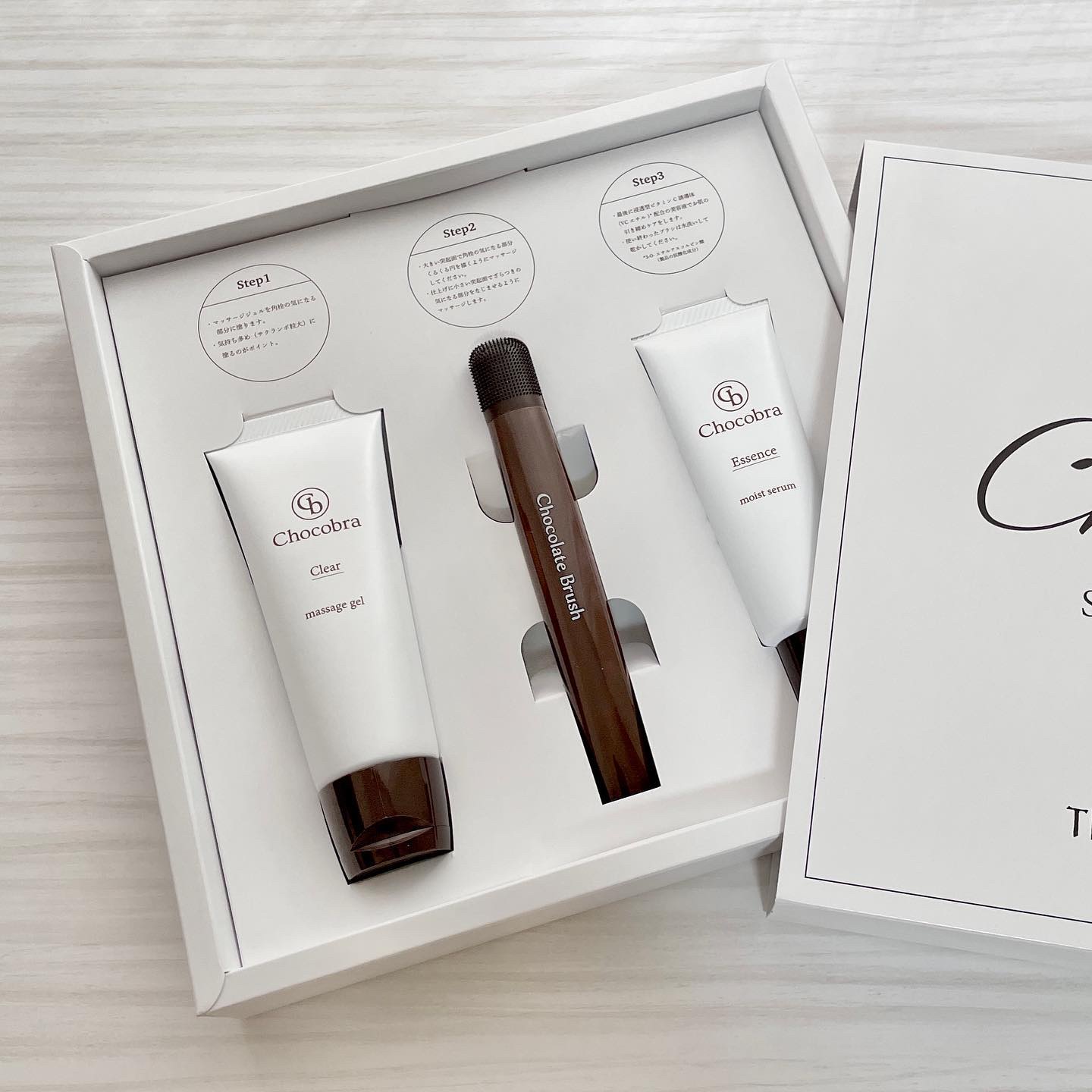 チョコブラ スペシャル毛穴ケアセット/Chocobra/スキンケアキットを使ったクチコミ（3枚目）