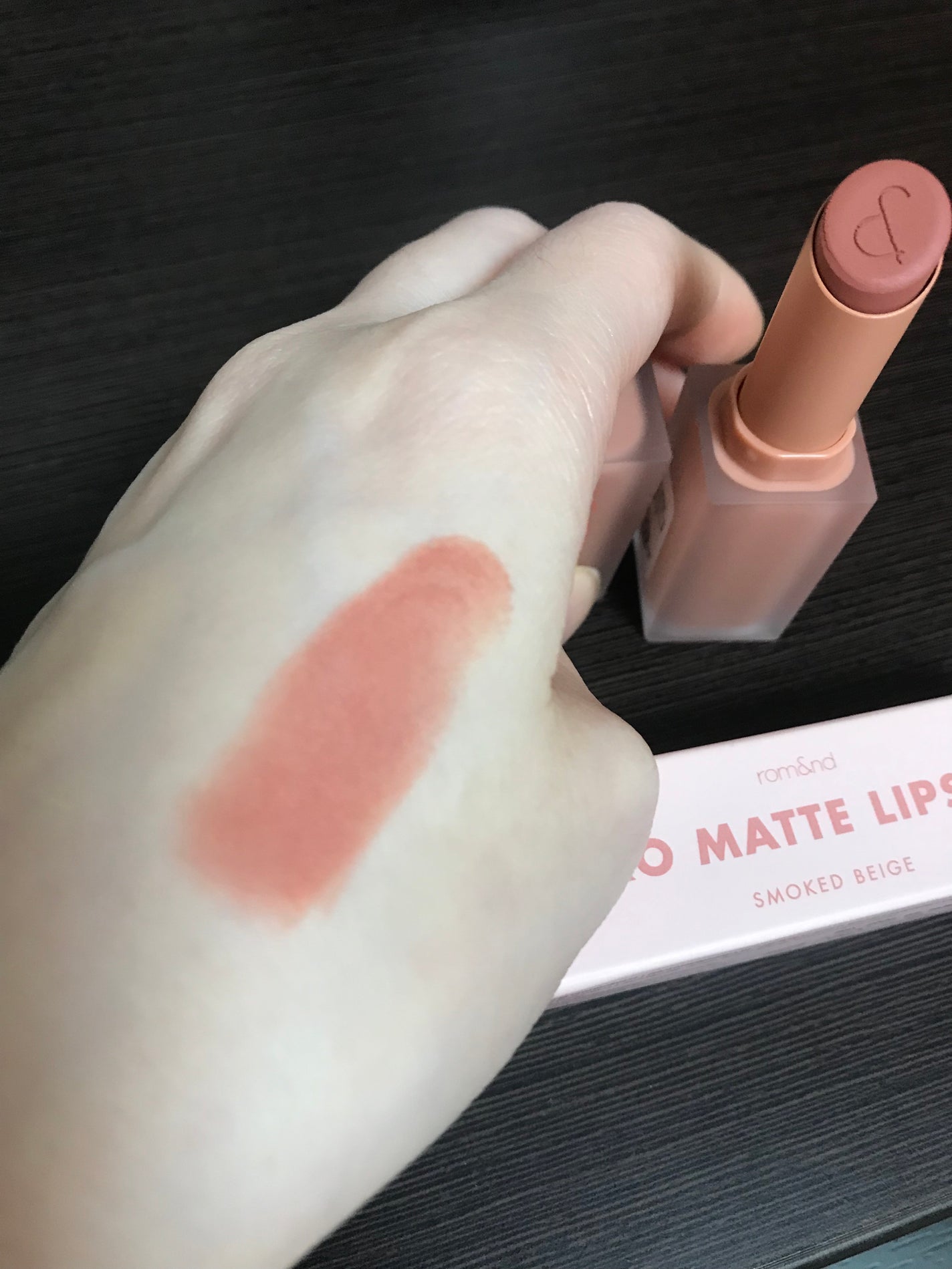 ゼロマットリップスティック/rom&nd/口紅を使ったクチコミ(2枚目)