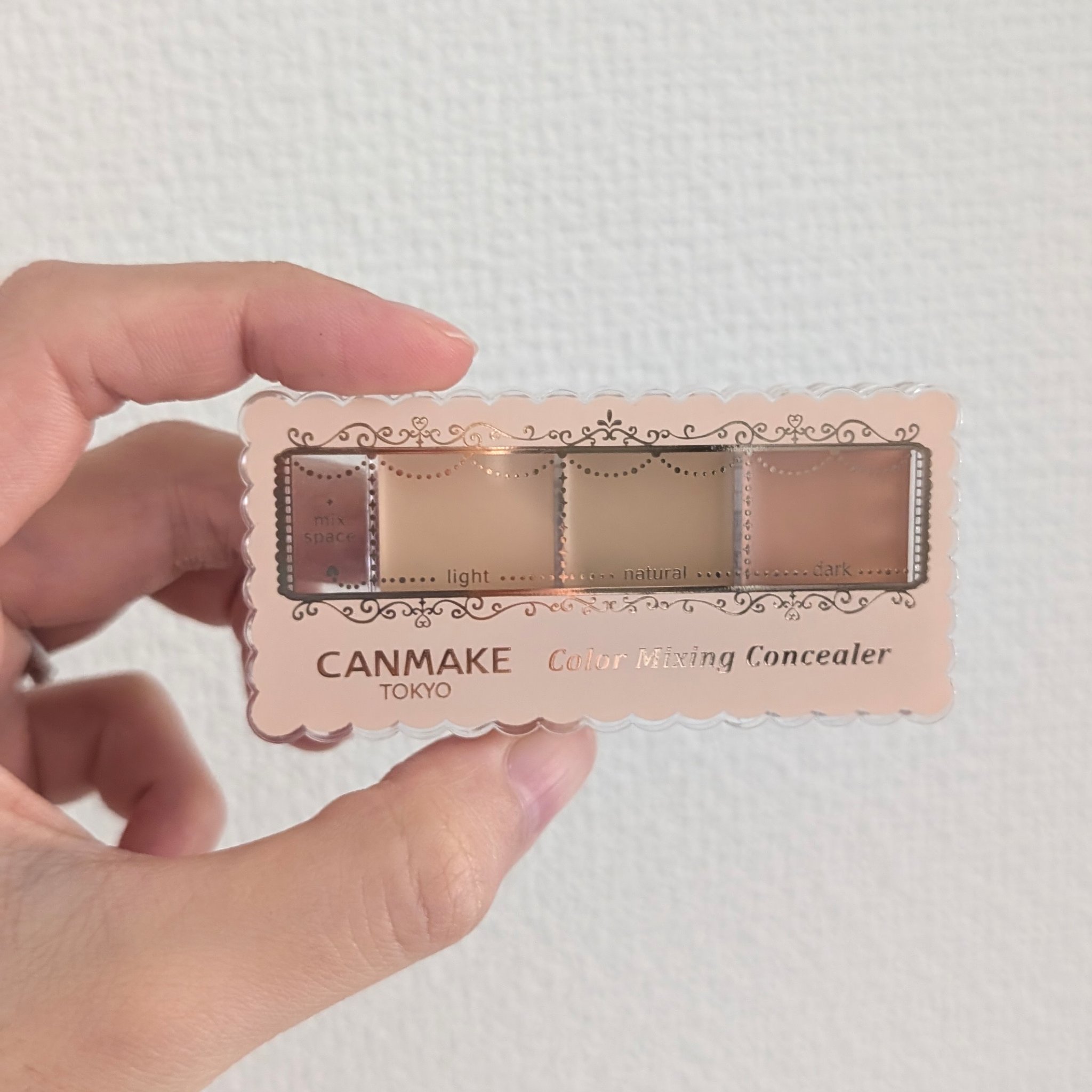 カラーミキシングコンシーラー/キャンメイク/パレットコンシーラーを使ったクチコミ（3枚目）