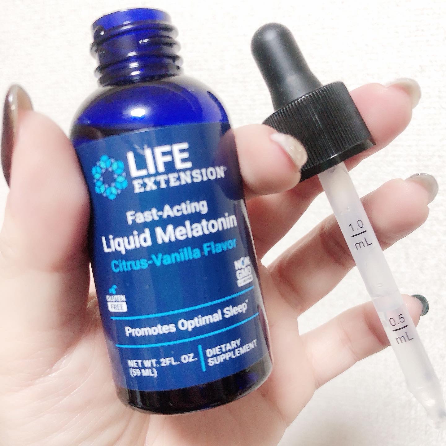 Liquid Melatonin /Life Extension/健康サプリメントを使ったクチコミ（3枚目）
